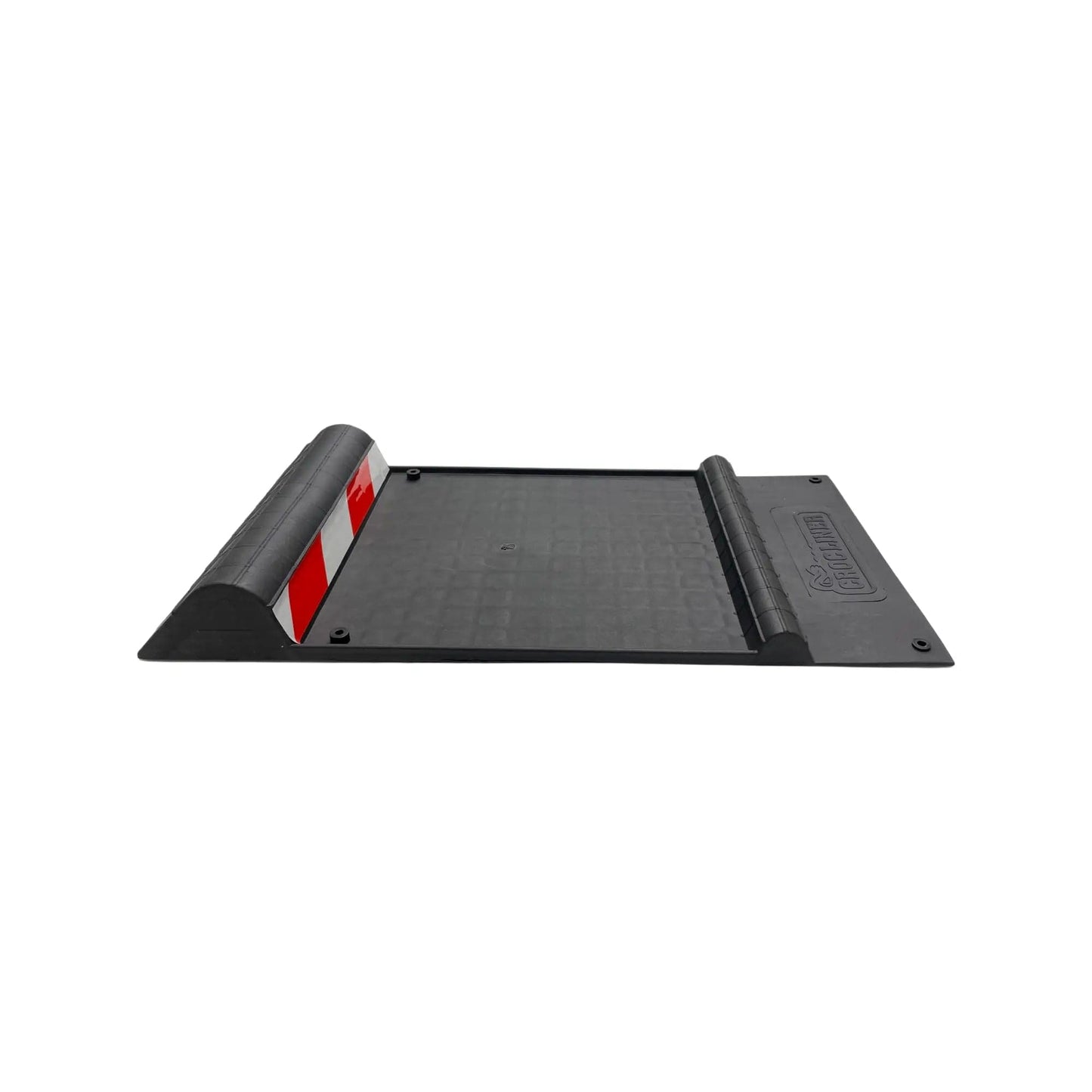Indoor/Outdoor Parking Guide Mat, Heavy Duty Wheel Stoppers, for Trucks & Vehicles, Anti-Skid Grips, Reflective Stripes