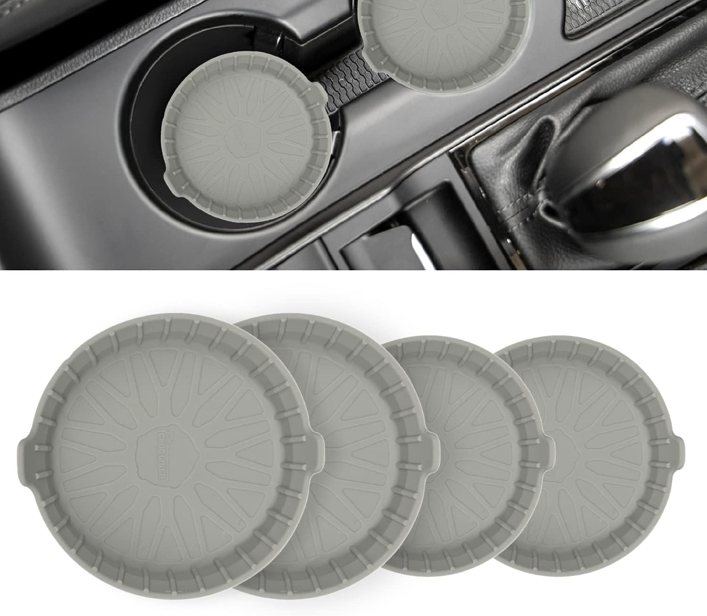 Silicone Universal Car Cup Coasters for Cup Holders