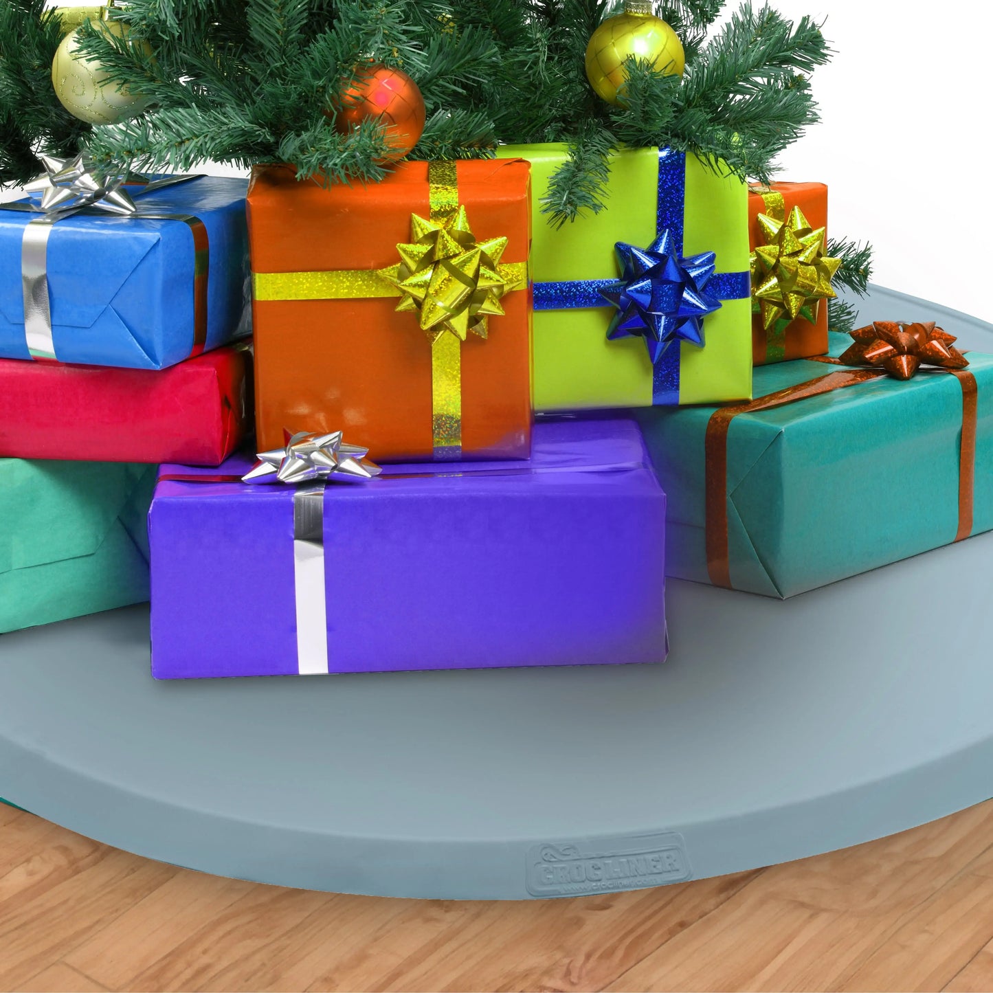 Croc Liner® Everything Mat® Christmas Tree Mat, Multi-Purpose Rubber Floor Mat for Indoor or Outdoor Use, Utility Mat, Tool Bench, Garage, Patio and Grill Mat 38"