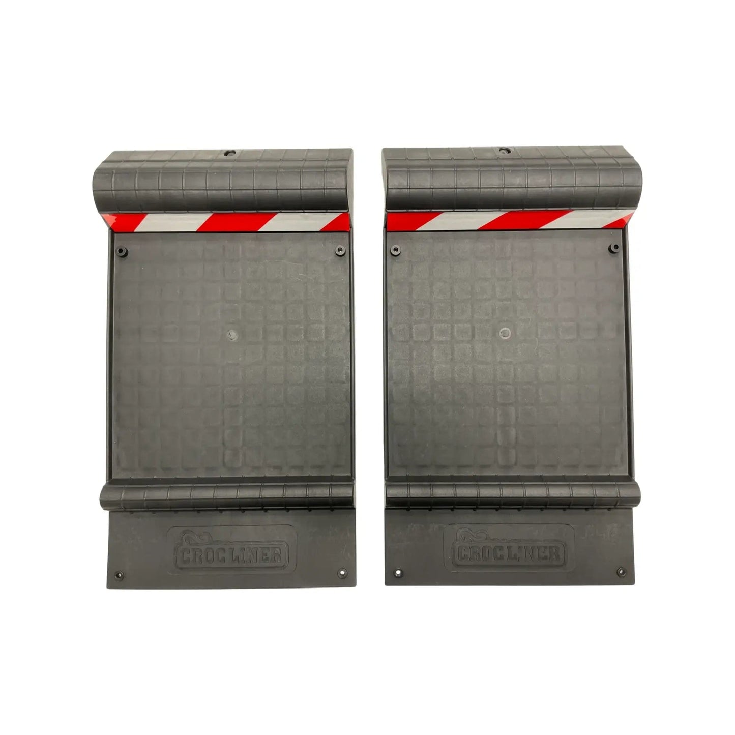 Indoor/Outdoor Parking Guide Mat, Heavy Duty Wheel Stoppers, for Trucks & Vehicles, Anti-Skid Grips, Reflective Stripes