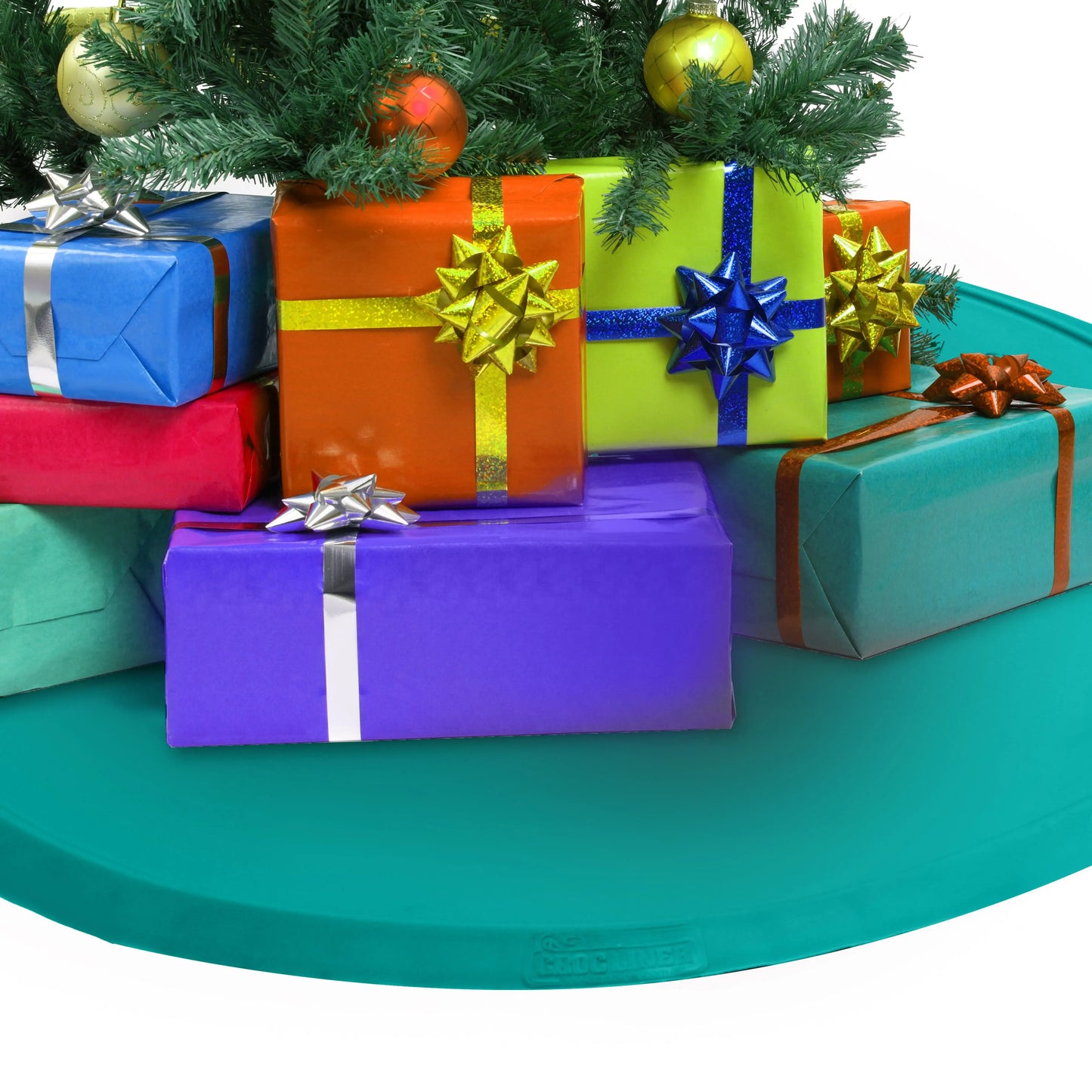 Croc Liner® Everything Mat® Christmas Tree Mat, Multi-Purpose Rubber Floor Mat for Indoor or Outdoor Use, Utility Mat, Tool Bench, Garage, Patio and Grill Mat 38"