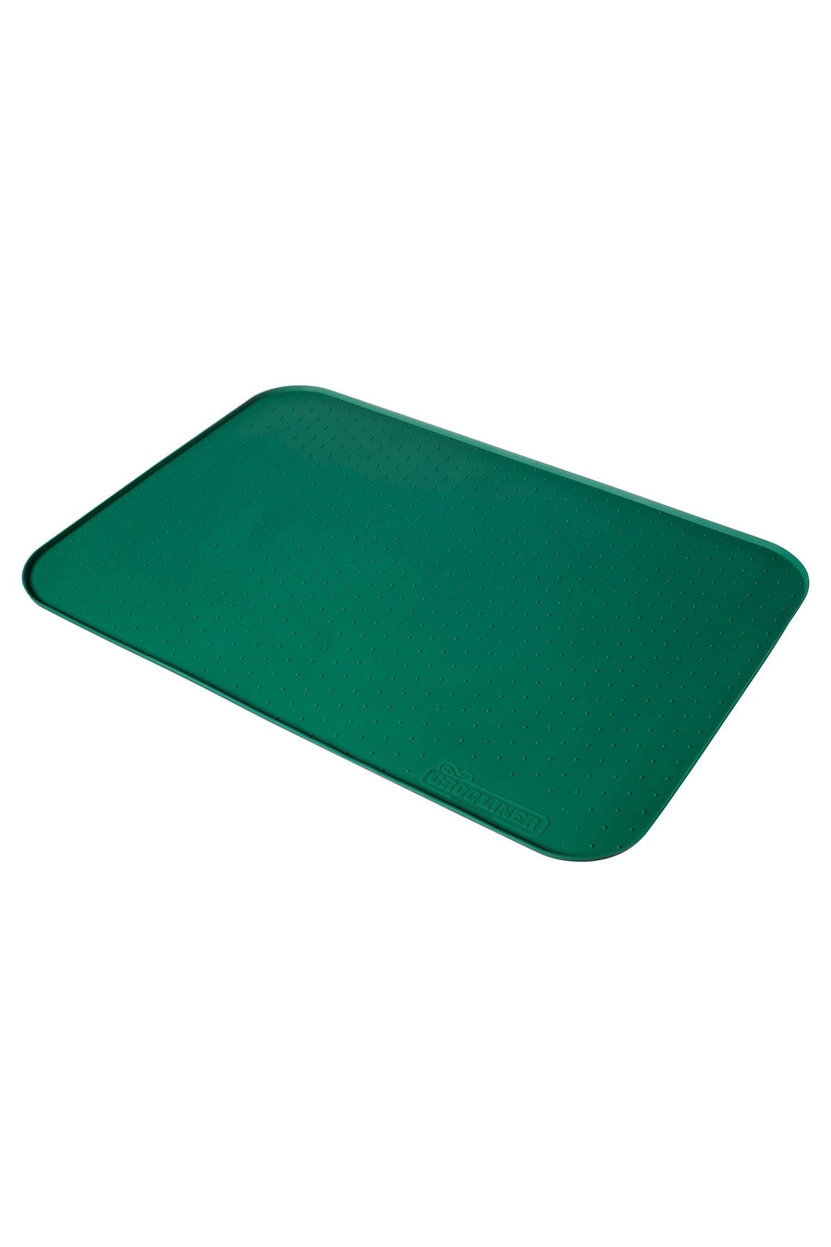 Silicone Pet Feeding Mat in green.